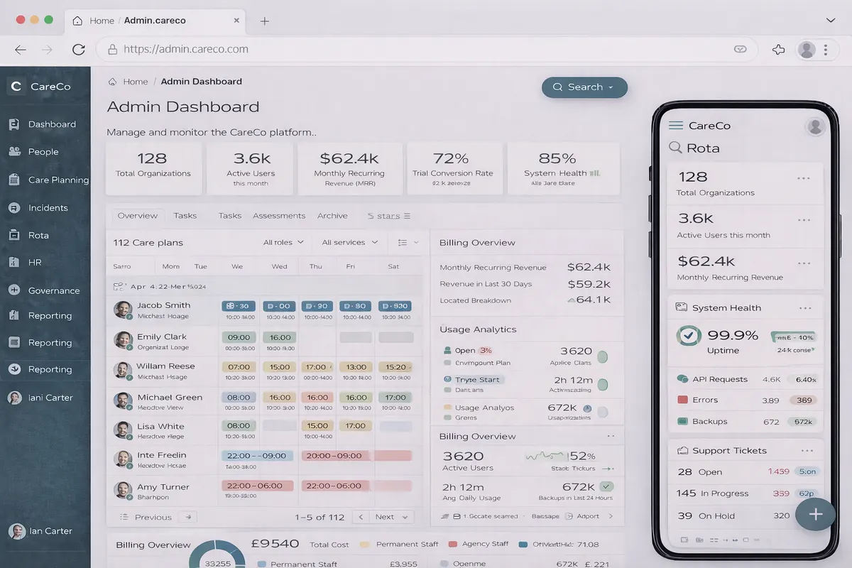 Live dashboard